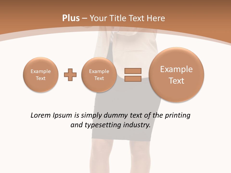 Person Megaphone Senior PowerPoint Template