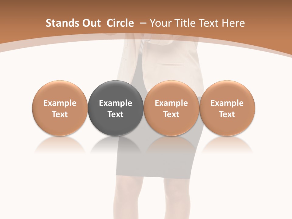 Person Megaphone Senior PowerPoint Template