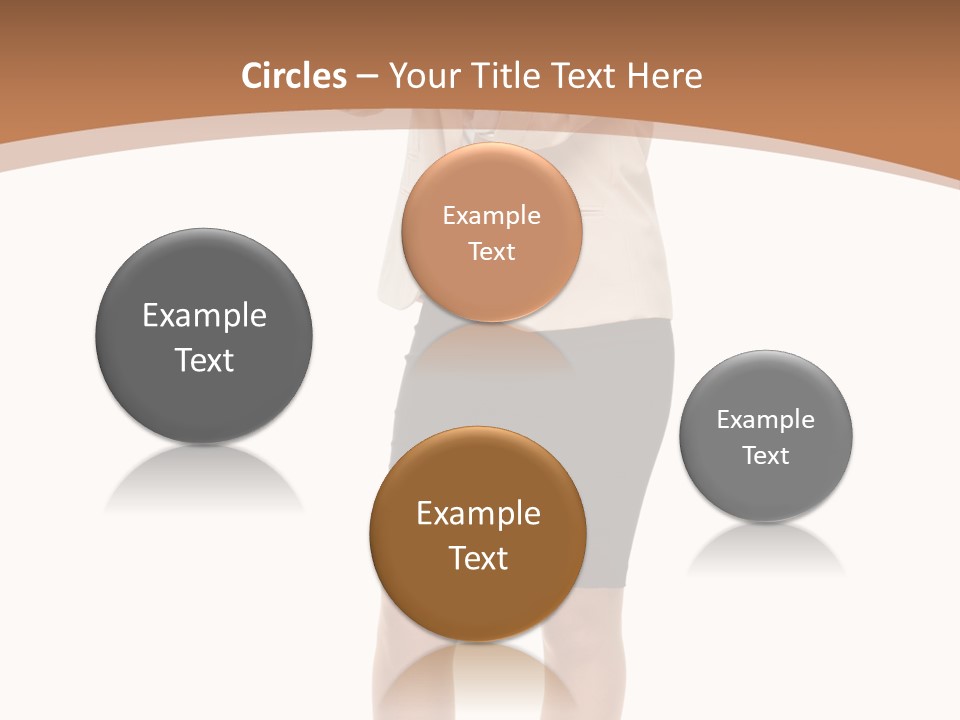 Person Megaphone Senior PowerPoint Template