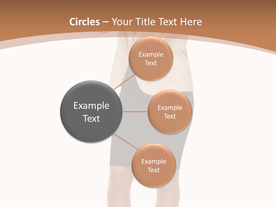 Person Megaphone Senior PowerPoint Template