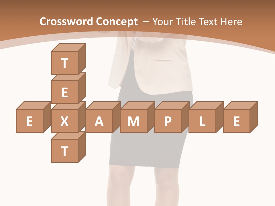 Person Megaphone Senior PowerPoint Template