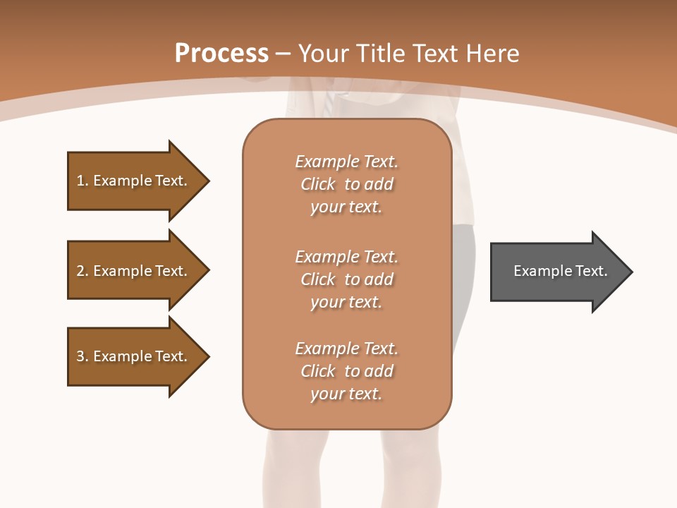 Person Megaphone Senior PowerPoint Template