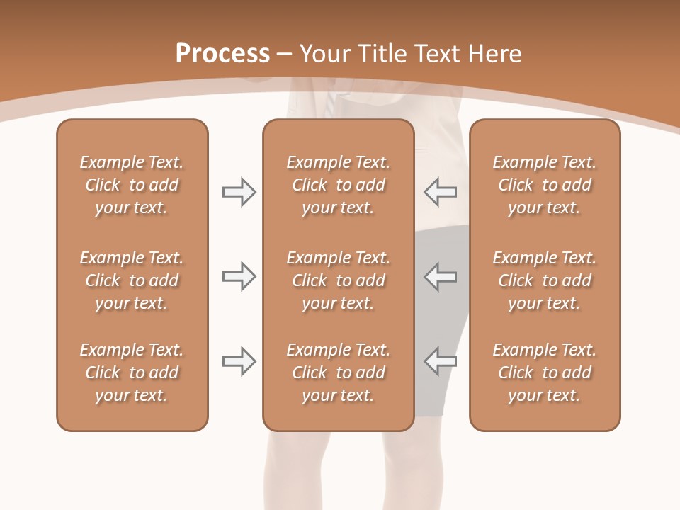 Person Megaphone Senior PowerPoint Template