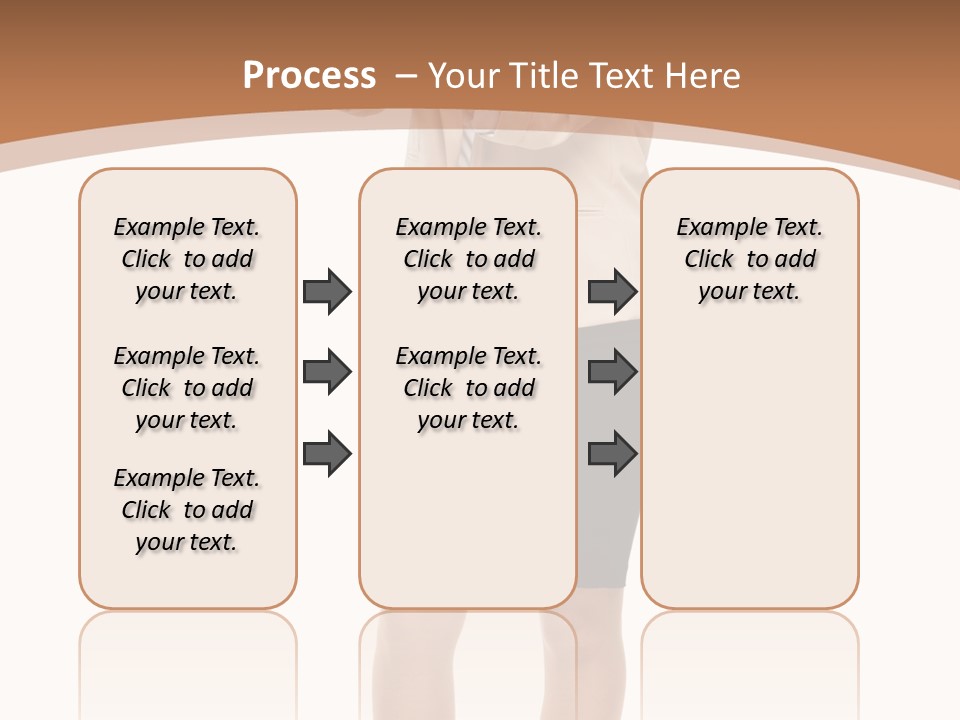 Person Megaphone Senior PowerPoint Template