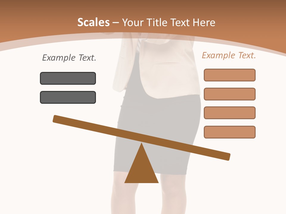 Person Megaphone Senior PowerPoint Template