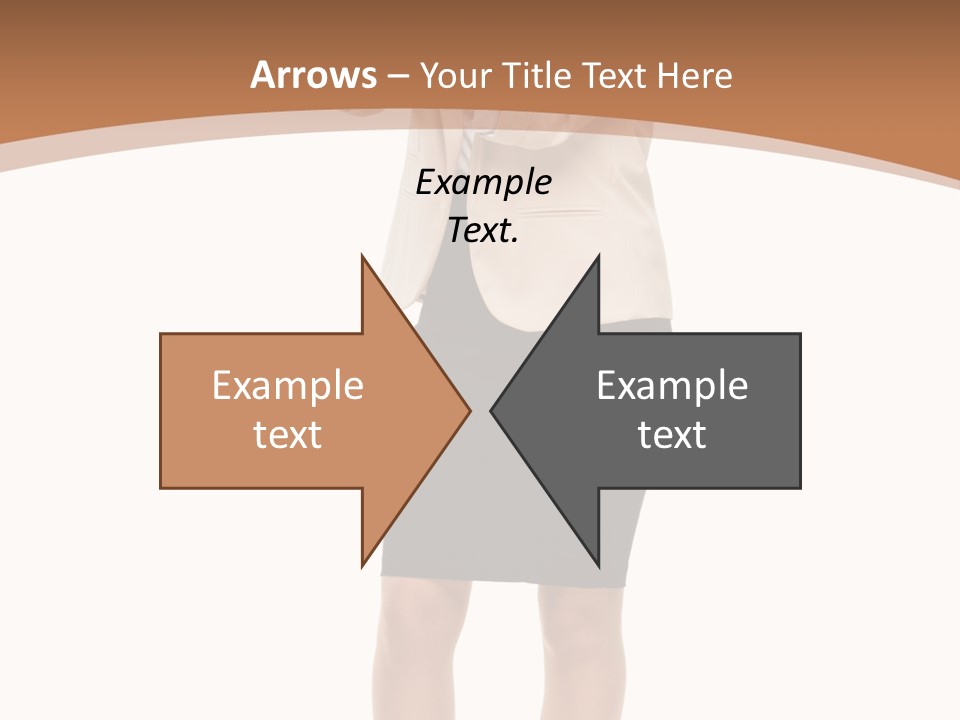 Person Megaphone Senior PowerPoint Template