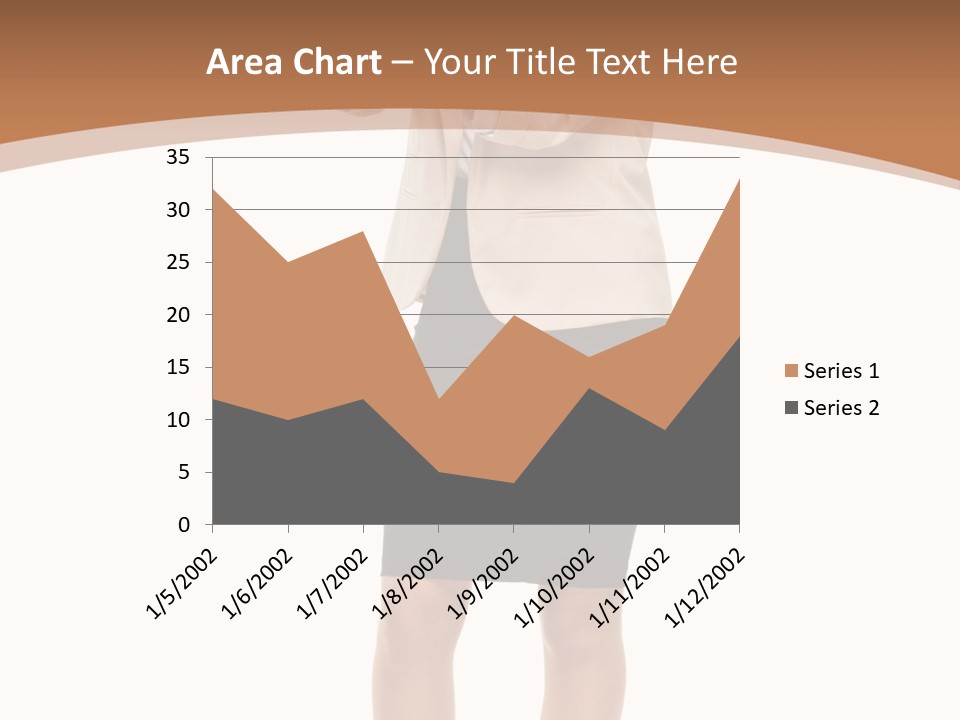 Person Megaphone Senior PowerPoint Template