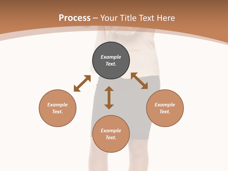 Person Megaphone Senior PowerPoint Template