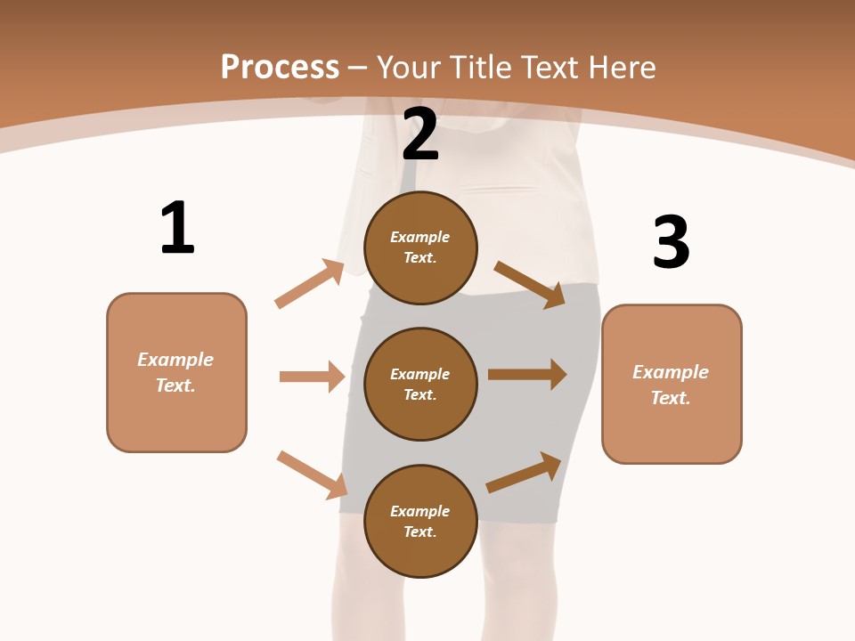 Person Megaphone Senior PowerPoint Template