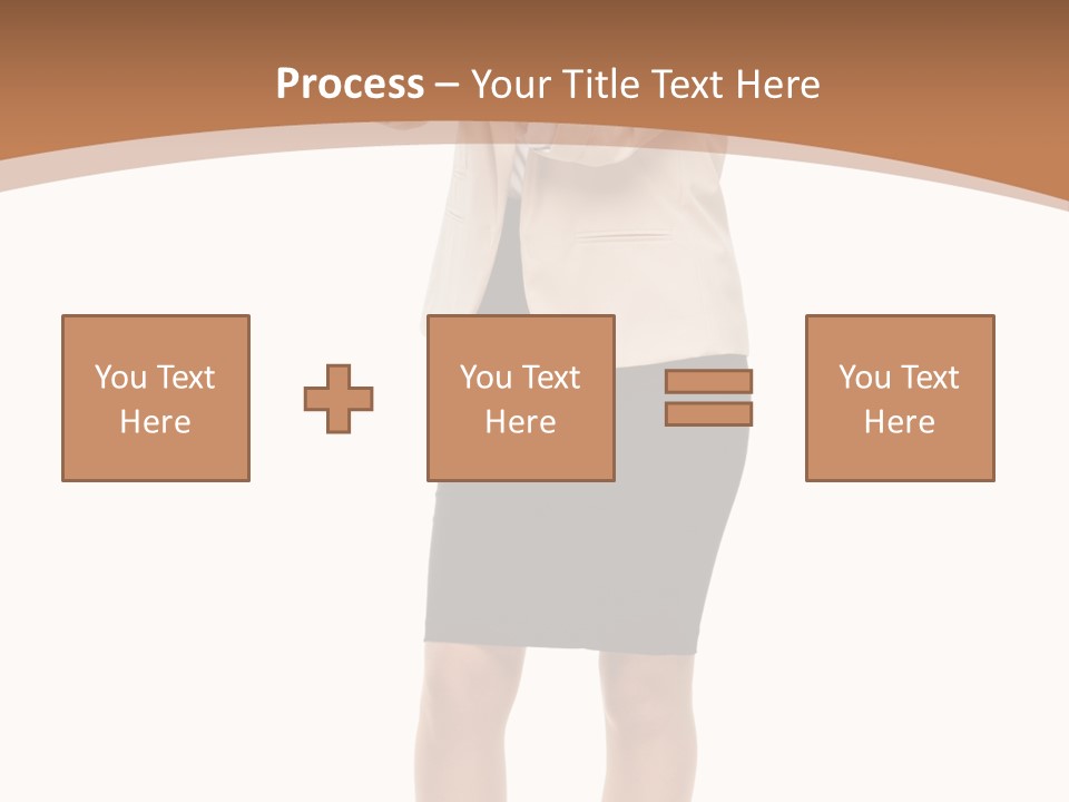 Person Megaphone Senior PowerPoint Template