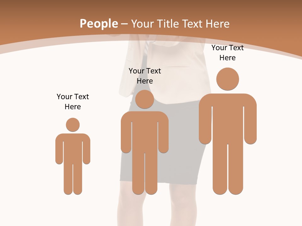 Person Megaphone Senior PowerPoint Template