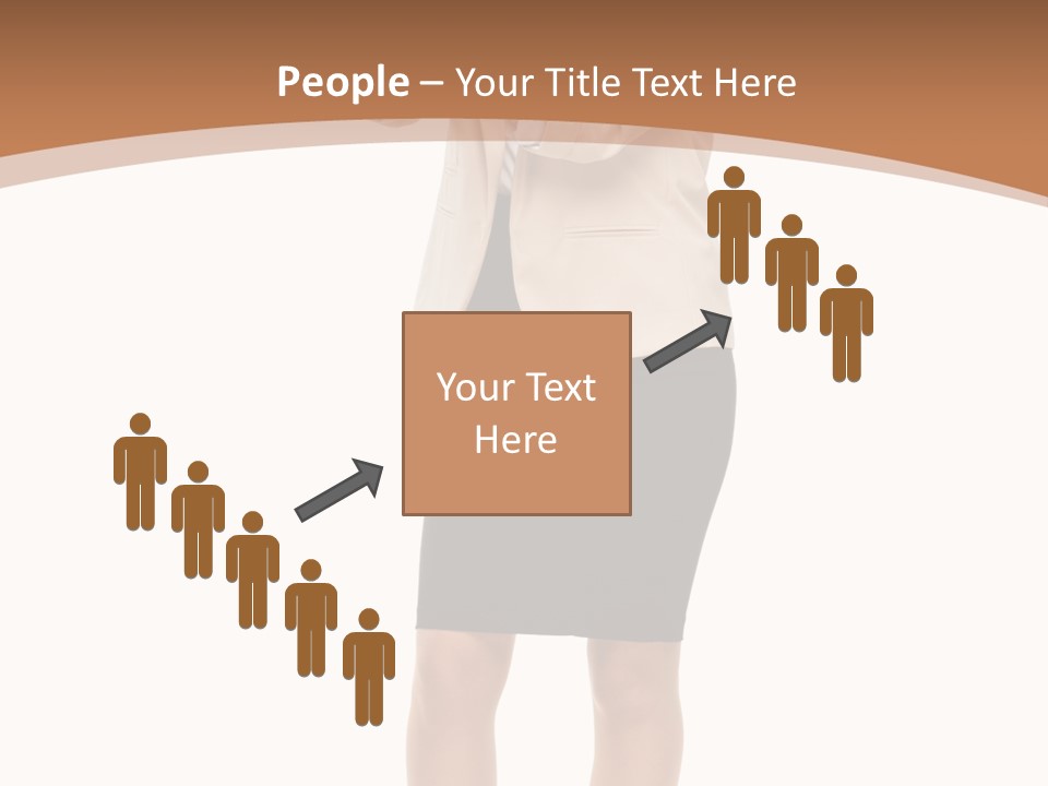 Person Megaphone Senior PowerPoint Template