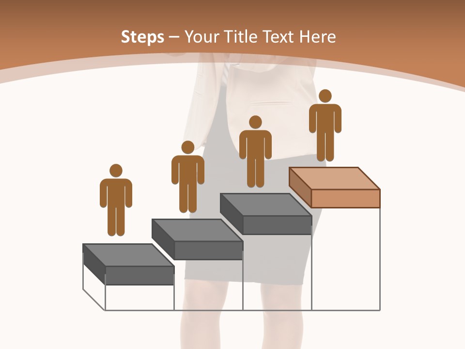 Person Megaphone Senior PowerPoint Template