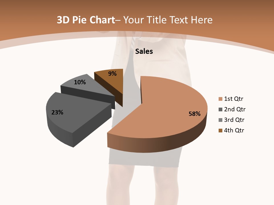 Person Megaphone Senior PowerPoint Template