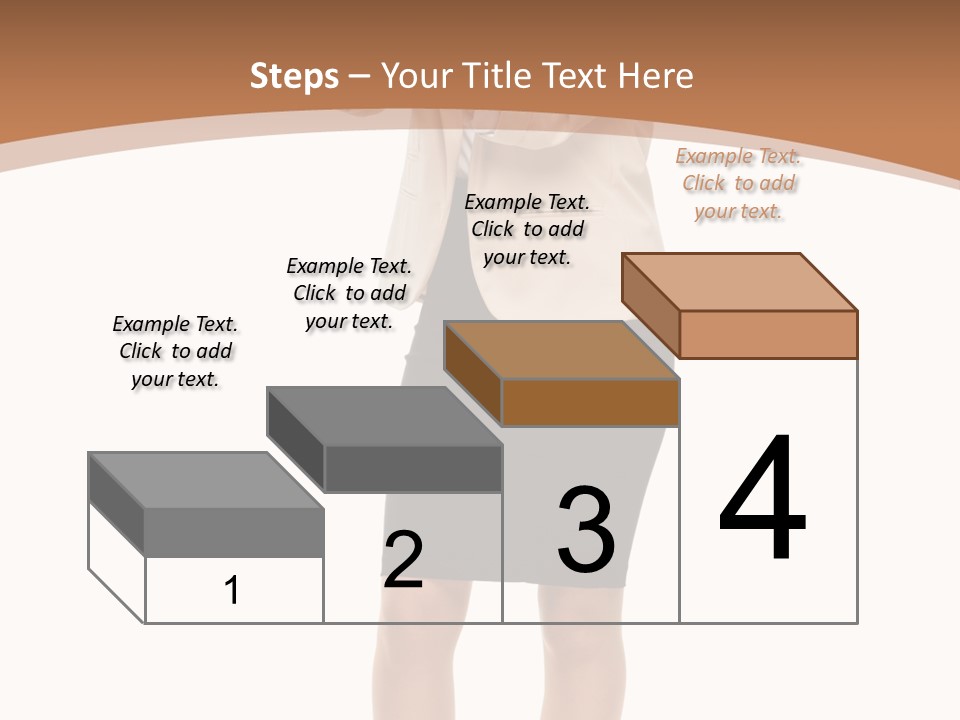 Person Megaphone Senior PowerPoint Template