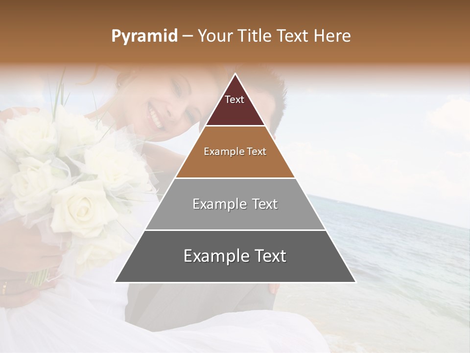 Bridal Dress Celebration Happy PowerPoint Template