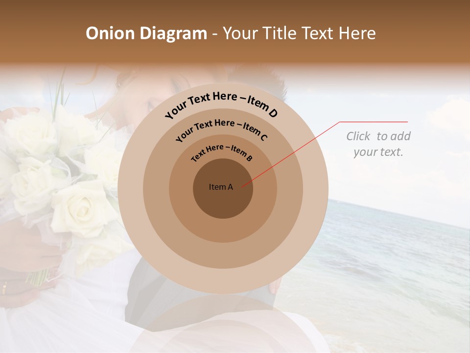 Bridal Dress Celebration Happy PowerPoint Template