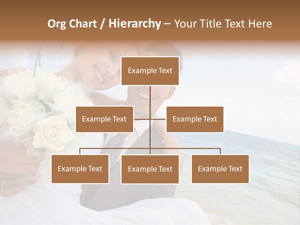 Bridal Dress Celebration Happy PowerPoint Template