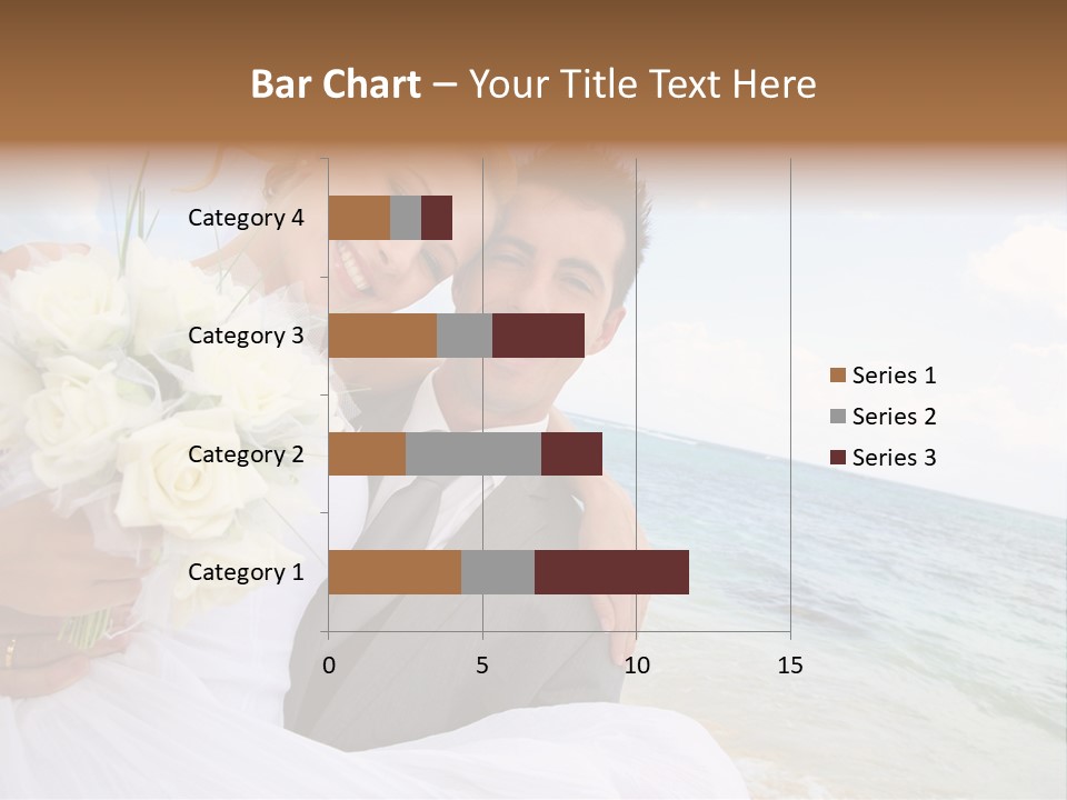 Bridal Dress Celebration Happy PowerPoint Template