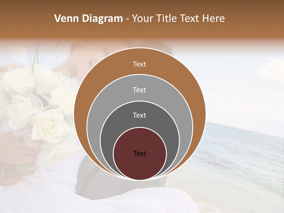 Bridal Dress Celebration Happy PowerPoint Template