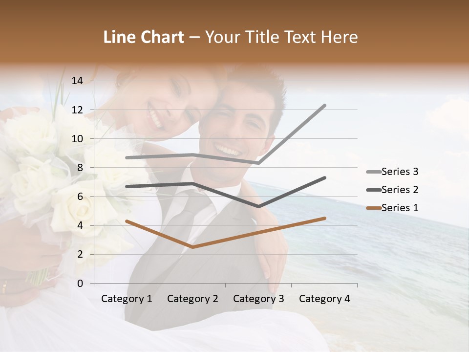 Bridal Dress Celebration Happy PowerPoint Template