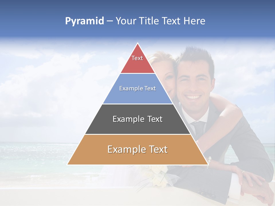 Seaview Bride Flowers PowerPoint Template