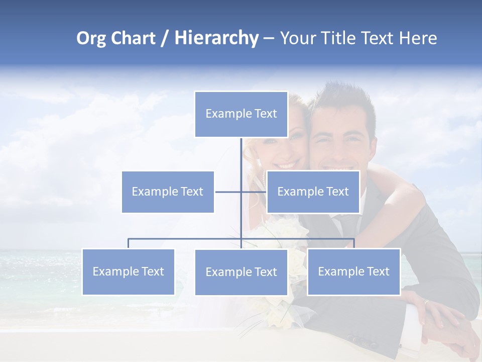 Seaview Bride Flowers PowerPoint Template