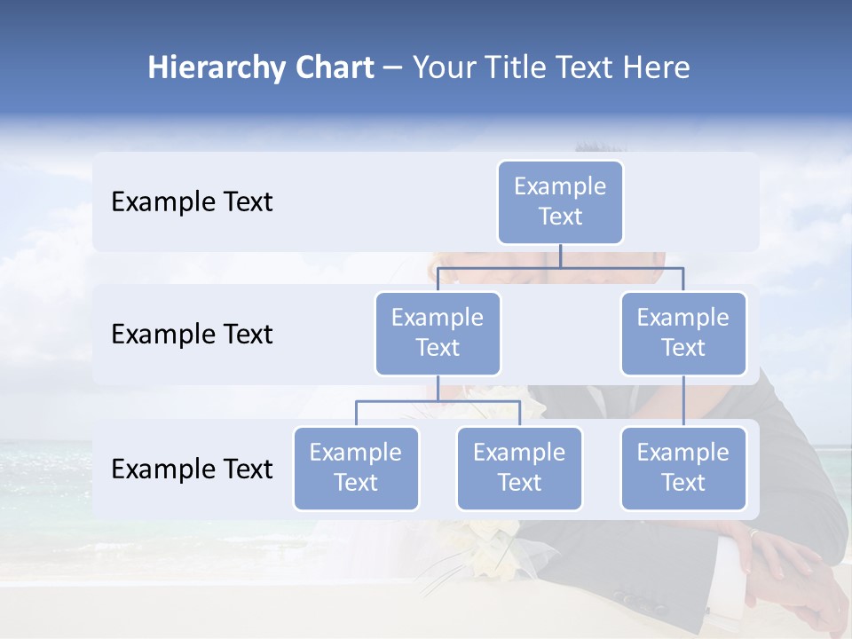 Seaview Bride Flowers PowerPoint Template
