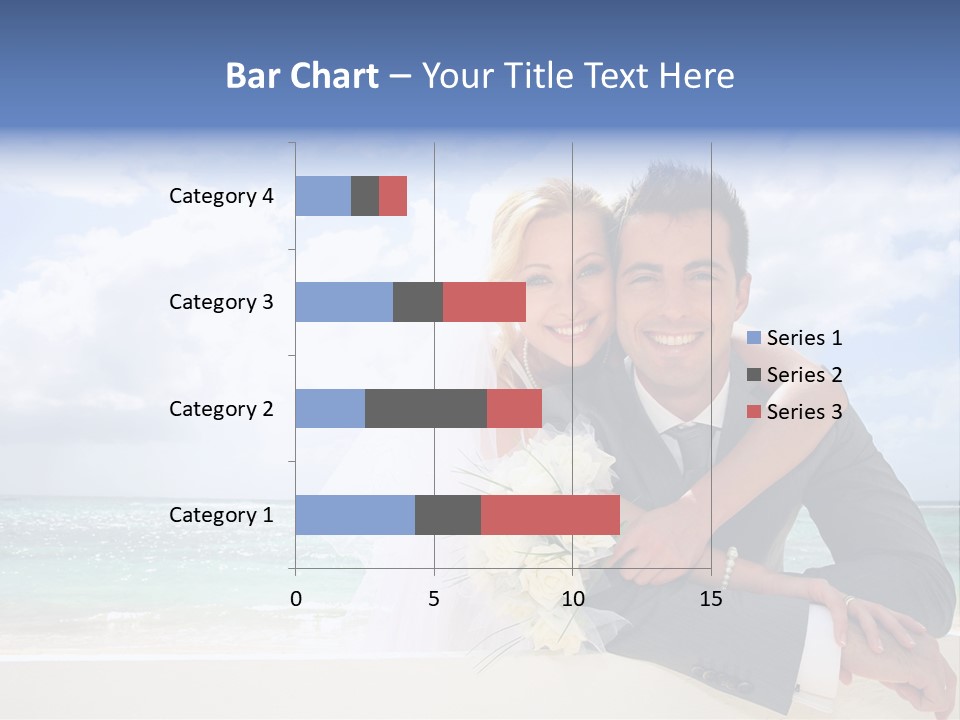 Seaview Bride Flowers PowerPoint Template