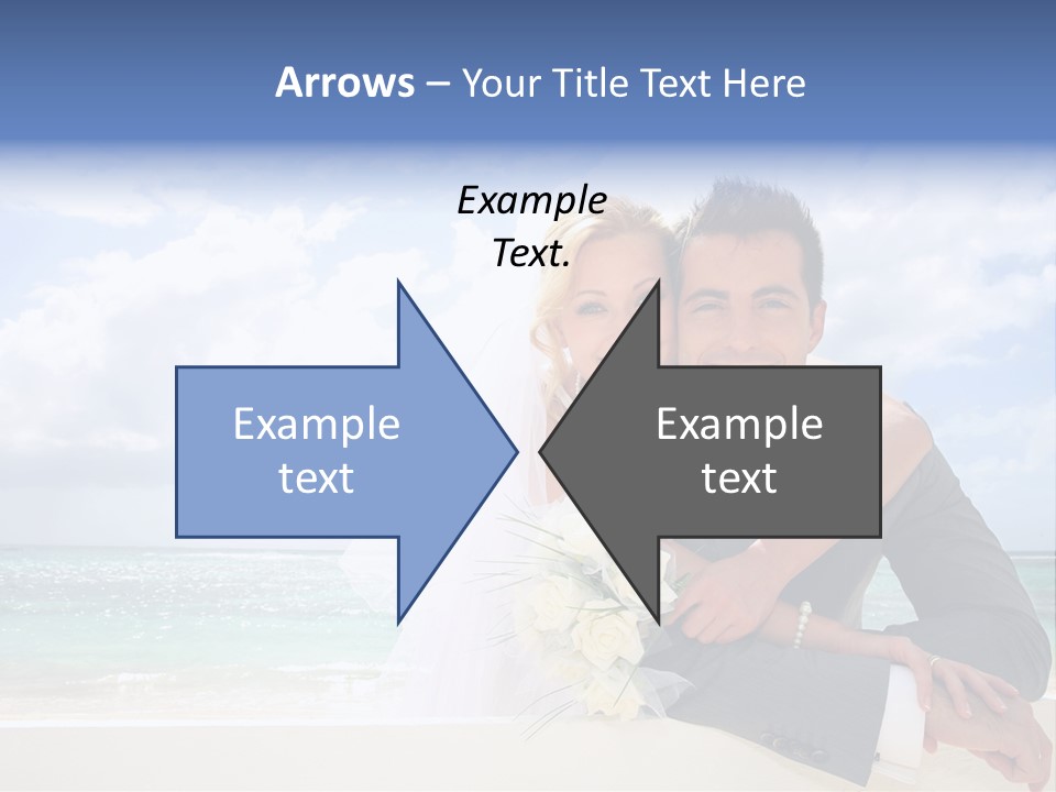 Seaview Bride Flowers PowerPoint Template