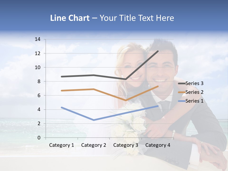 Seaview Bride Flowers PowerPoint Template