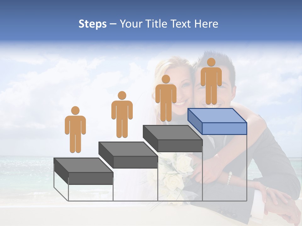 Seaview Bride Flowers PowerPoint Template