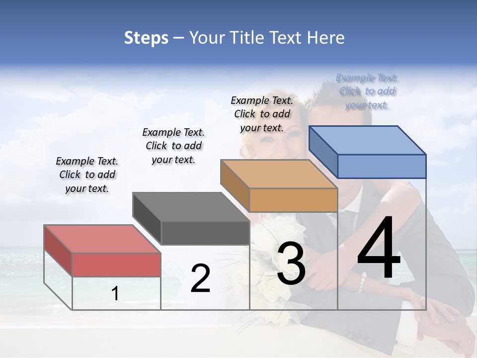 Seaview Bride Flowers PowerPoint Template