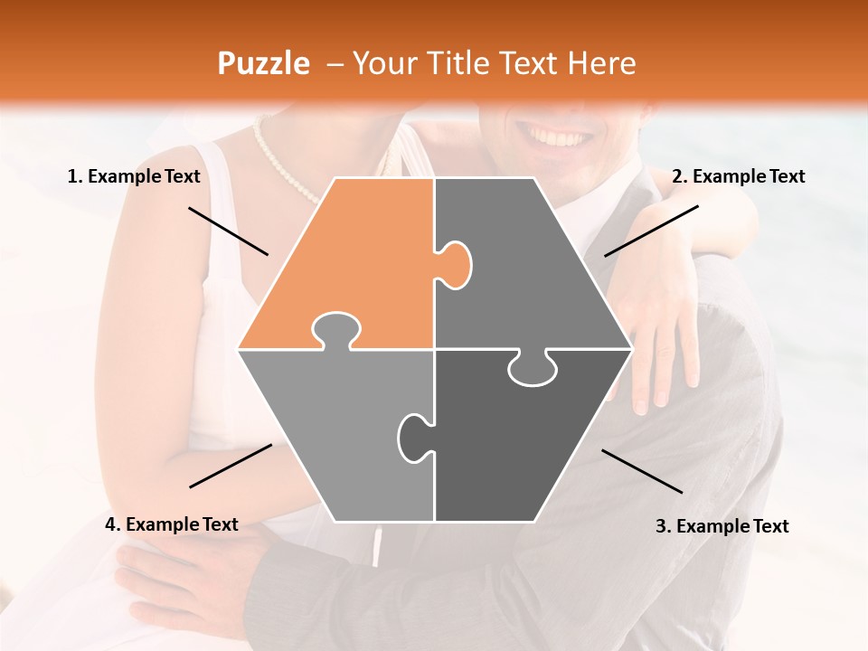 Sensual Hot Blond PowerPoint Template