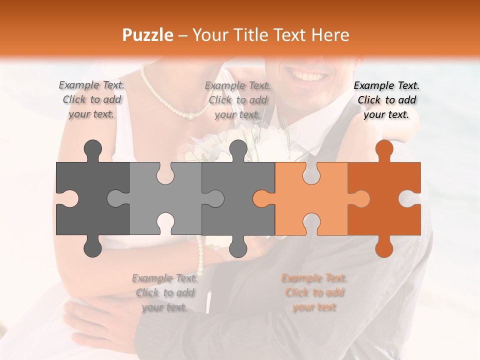 Sensual Hot Blond PowerPoint Template