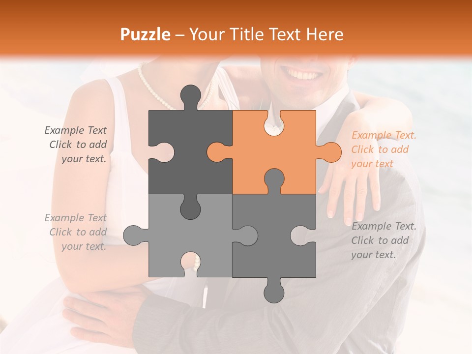 Sensual Hot Blond PowerPoint Template