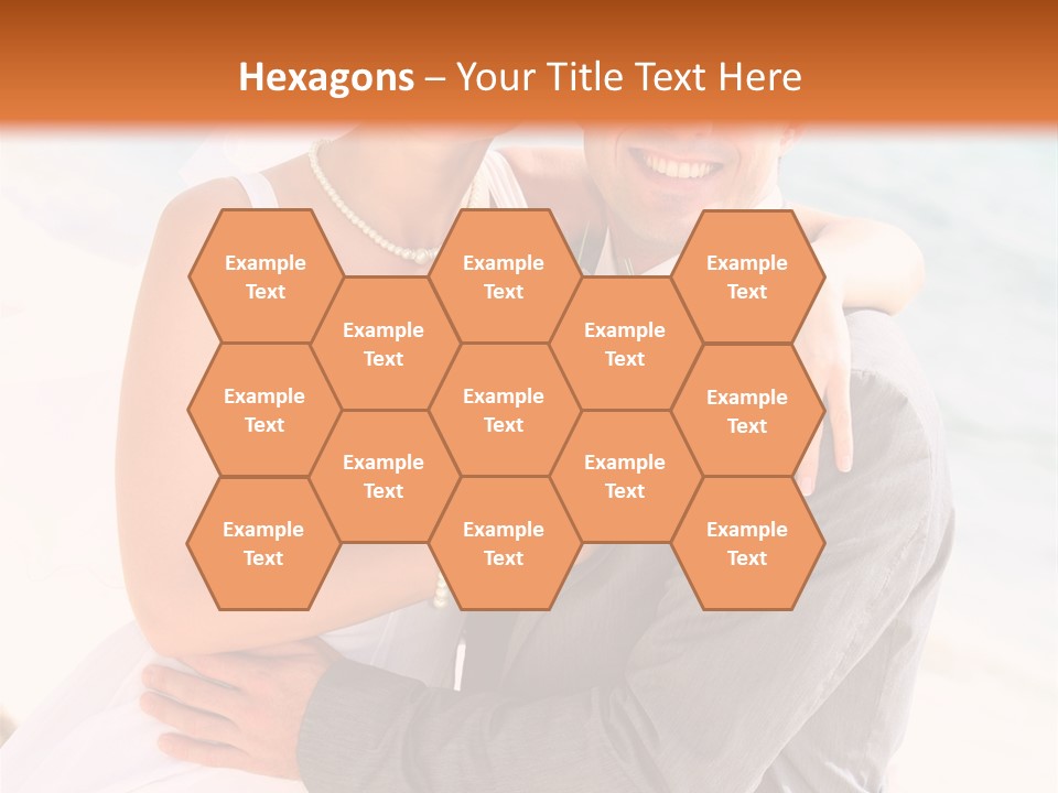 Sensual Hot Blond PowerPoint Template