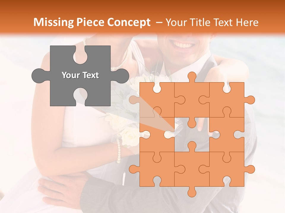 Sensual Hot Blond PowerPoint Template