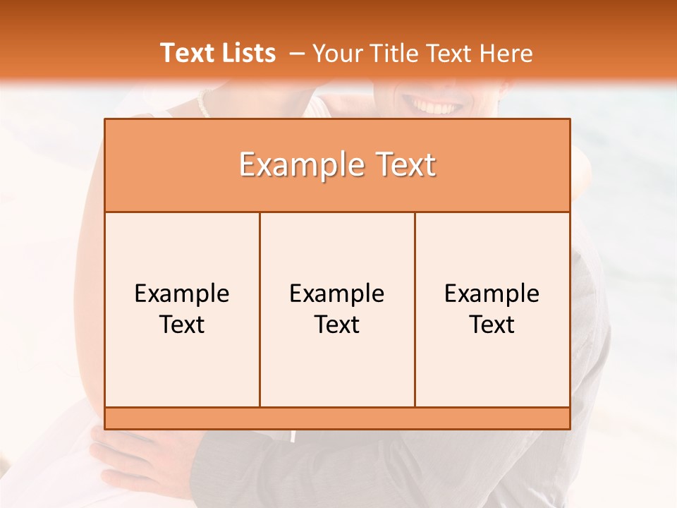 Sensual Hot Blond PowerPoint Template