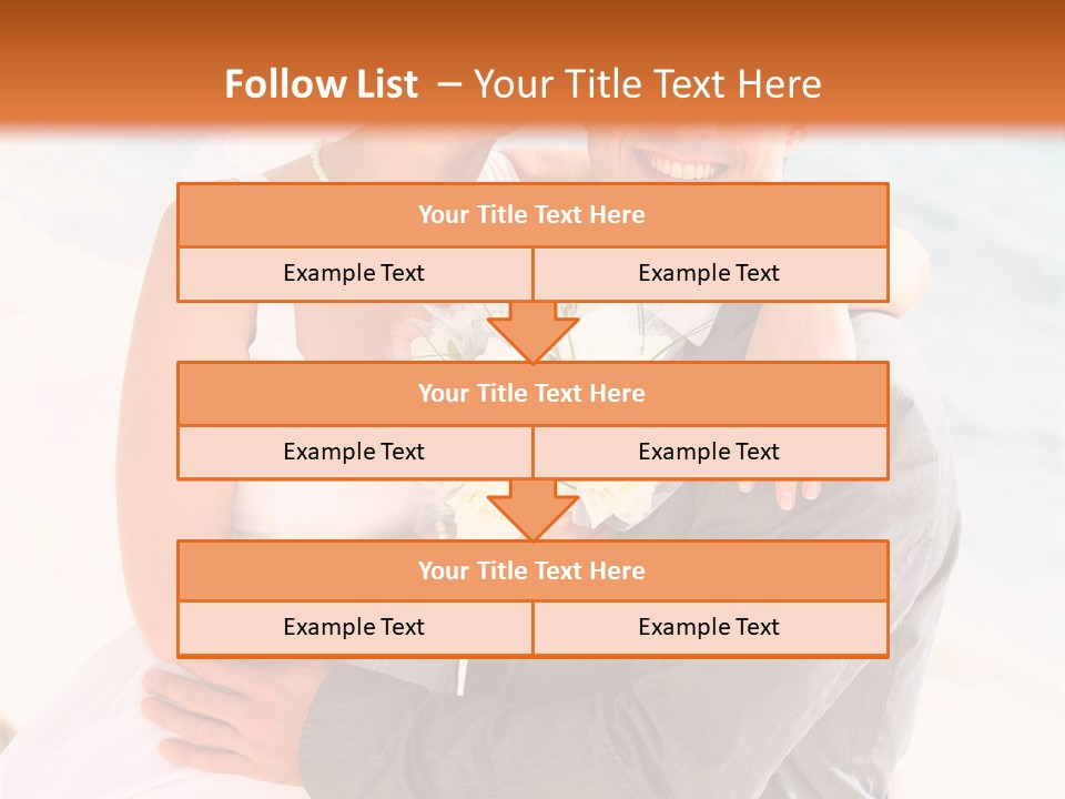 Sensual Hot Blond PowerPoint Template