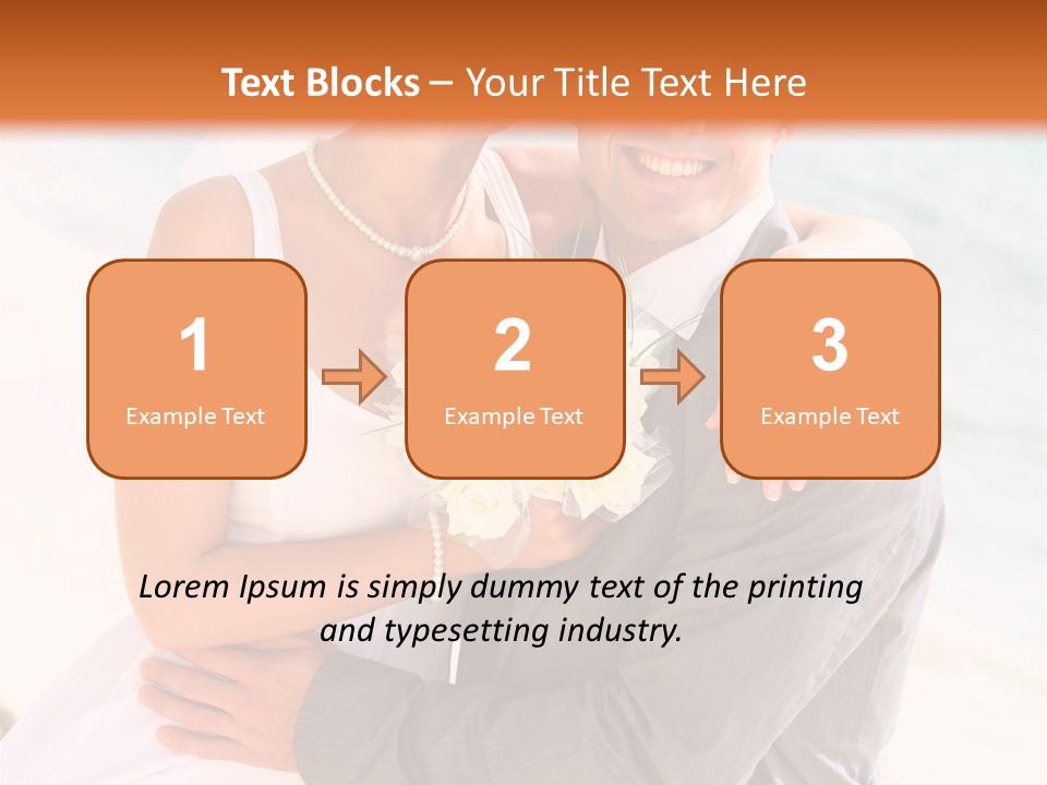 Sensual Hot Blond PowerPoint Template