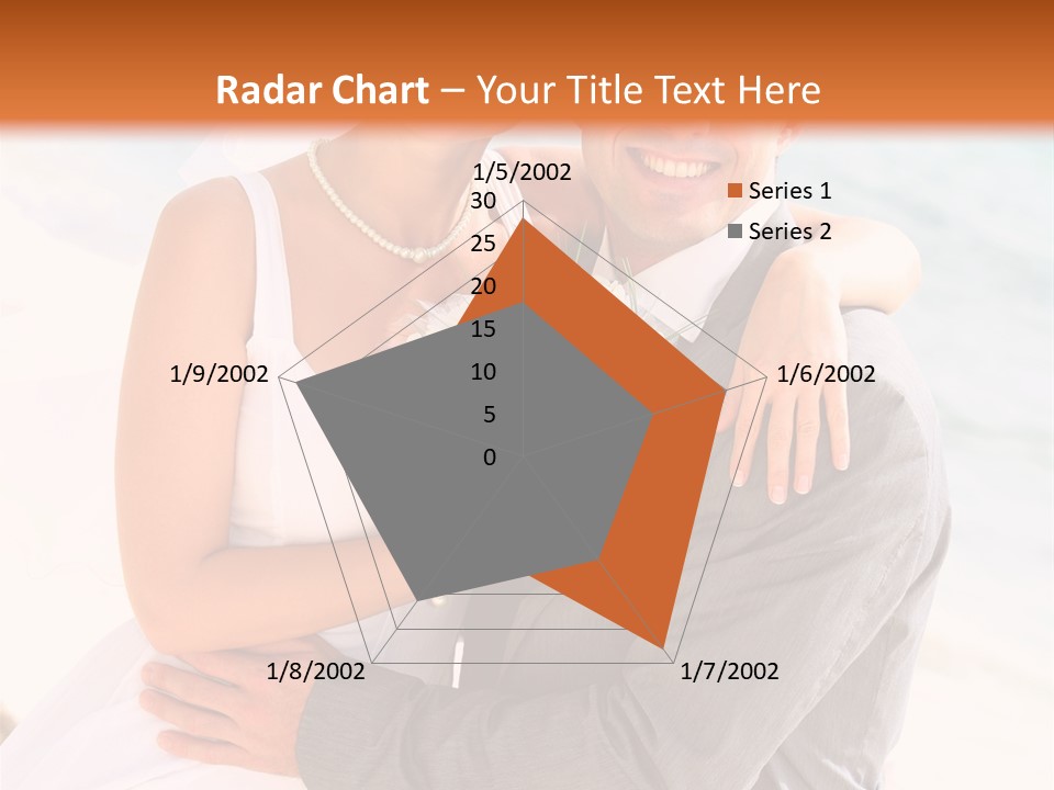 Sensual Hot Blond PowerPoint Template