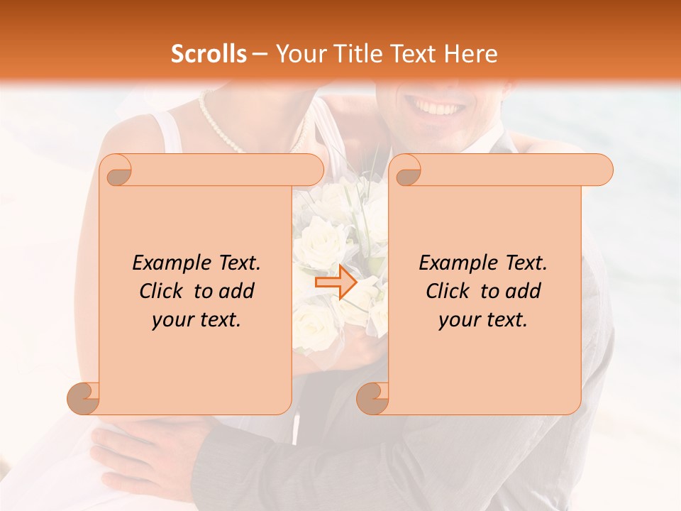 Sensual Hot Blond PowerPoint Template