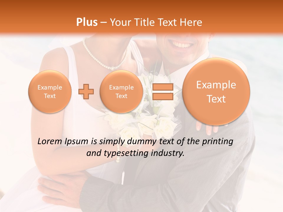 Sensual Hot Blond PowerPoint Template