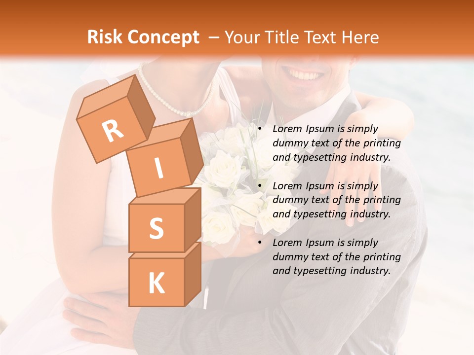 Sensual Hot Blond PowerPoint Template