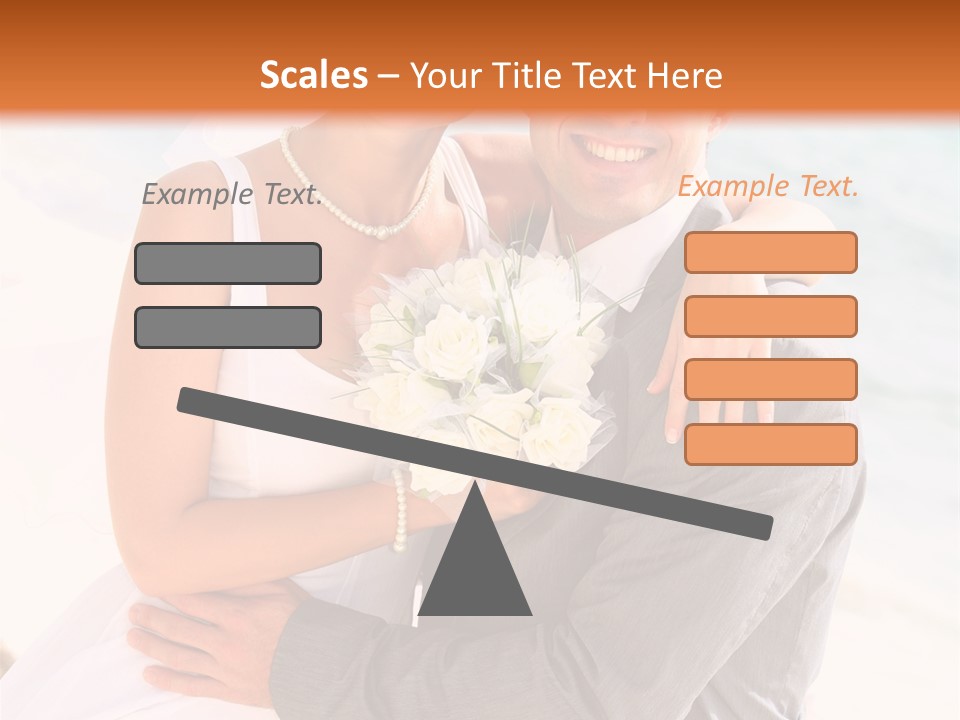 Sensual Hot Blond PowerPoint Template