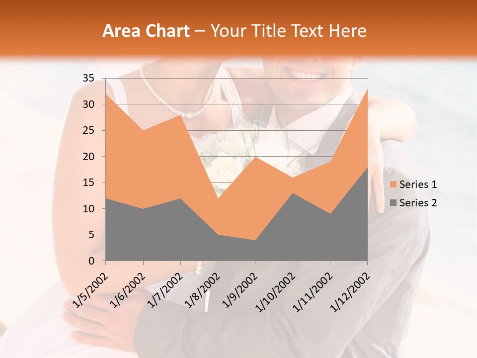 Sensual Hot Blond PowerPoint Template