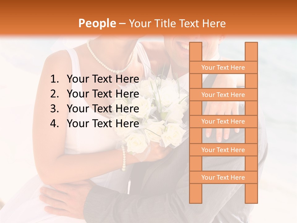 Sensual Hot Blond PowerPoint Template