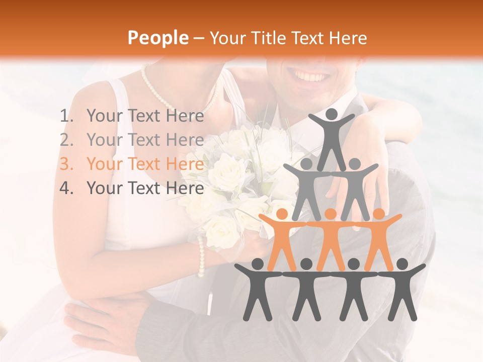 Sensual Hot Blond PowerPoint Template