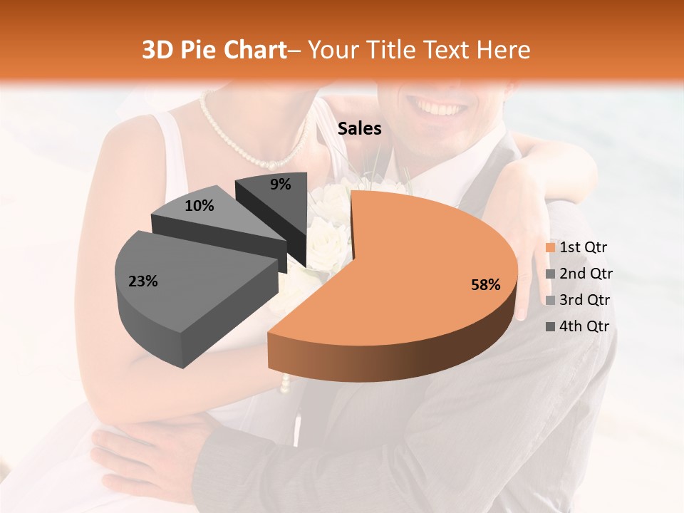 Sensual Hot Blond PowerPoint Template